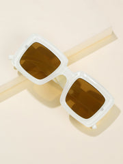 A Fashionista's Stunning Square Sunglasses